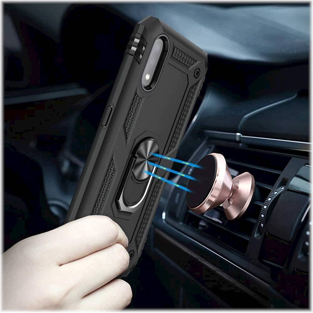 Alt View 14. SaharaCase - Military Kickstand Series Case for Samsung Galaxy A01 - Black.