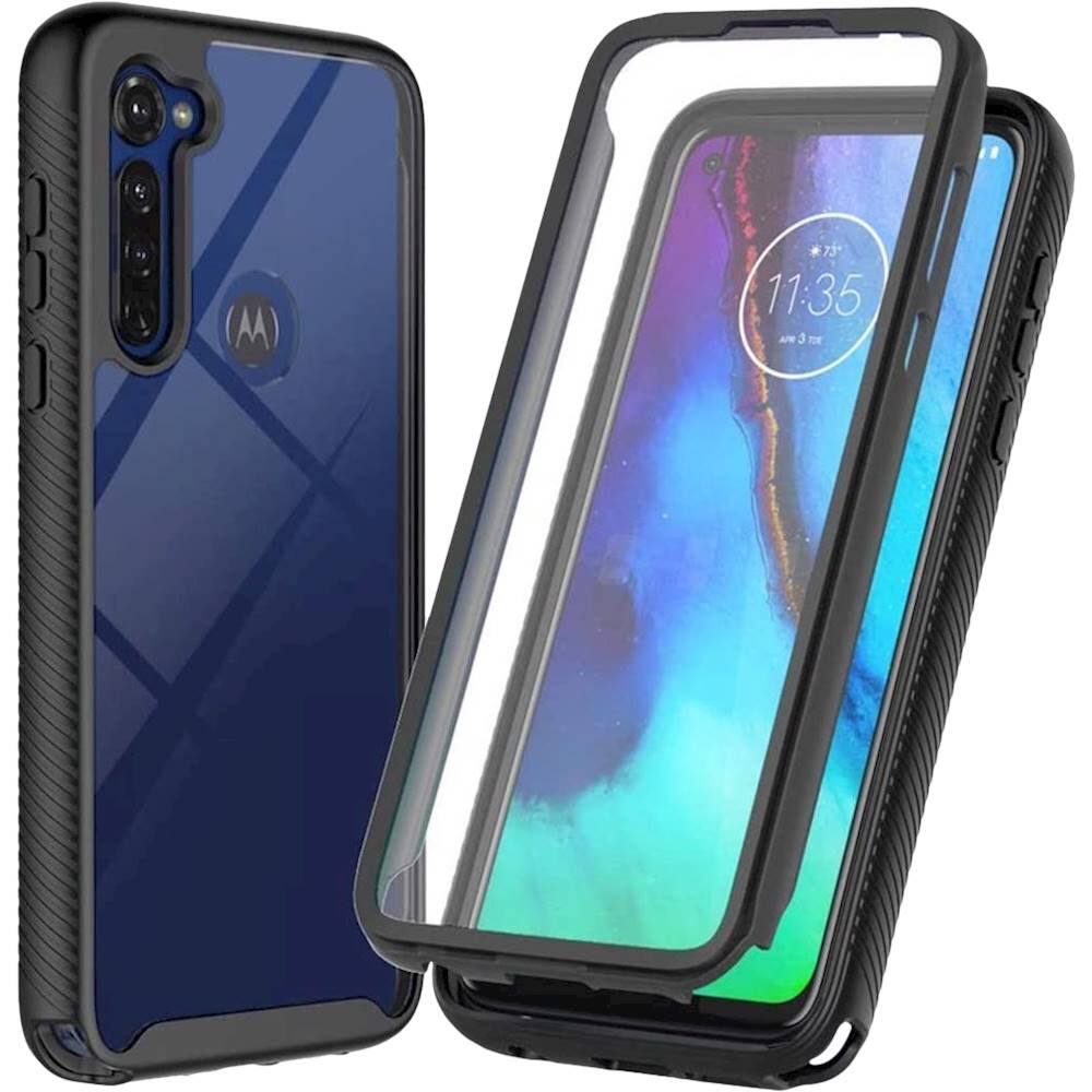 Alt View 13. SaharaCase - GRIP Series Modular Carrying Case for Motorola Moto G Stylus (2020) - Black.