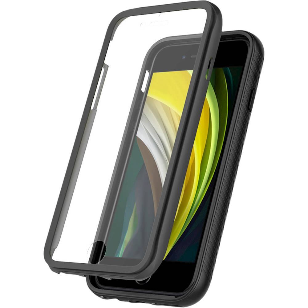 Alt View 12. SaharaCase - GRIP Series Modular Case for Apple® iPhone® SE (2nd Generation and 3rd Generation) - Black/Clear.