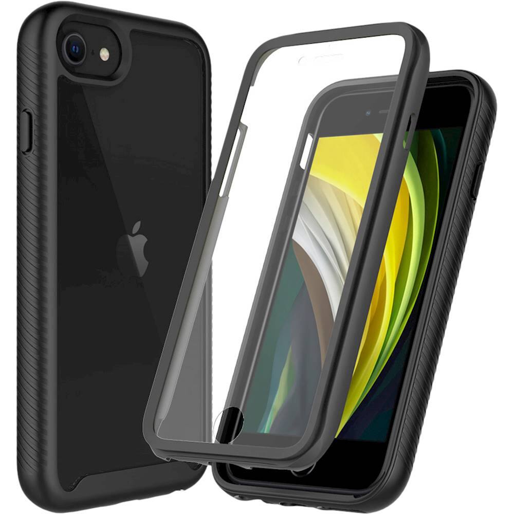 Alt View 15. SaharaCase - GRIP Series Modular Case for Apple® iPhone® SE (2nd Generation and 3rd Generation) - Black/Clear.