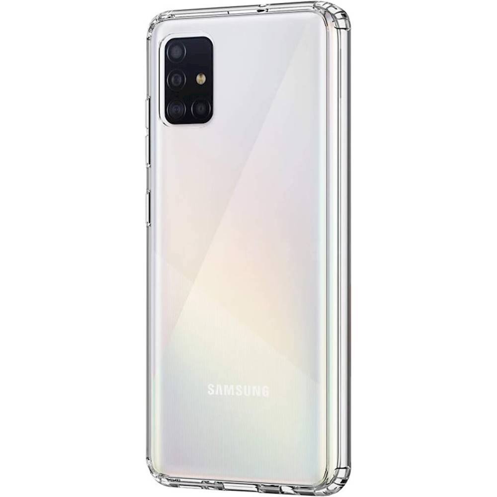 Left. SaharaCase - Crystal Series Skin Case for Samsung Galaxy A51 4G - Clear.