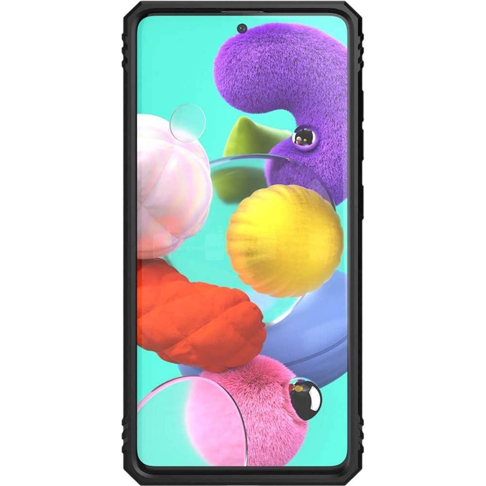 Alt View 2. SaharaCase - Military Kickstand Series Case for Samsung Galaxy A71 - Black.