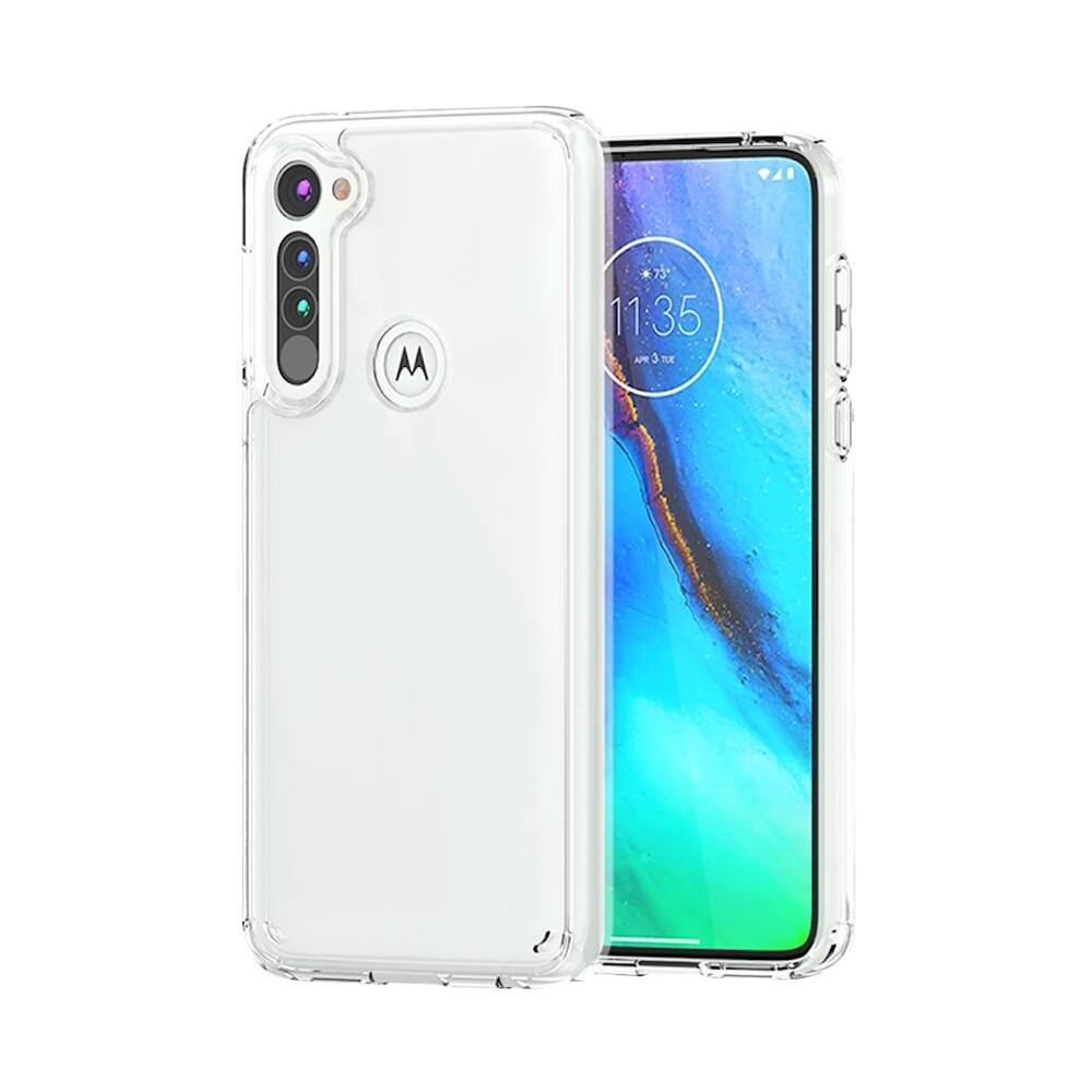 Alt View 11. SaharaCase - Crystal Series Skin Case for Motorola Moto G Stylus (2020) - Clear.