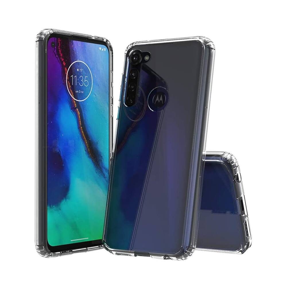 Alt View 12. SaharaCase - Crystal Series Skin Case for Motorola Moto G Stylus (2020) - Clear.