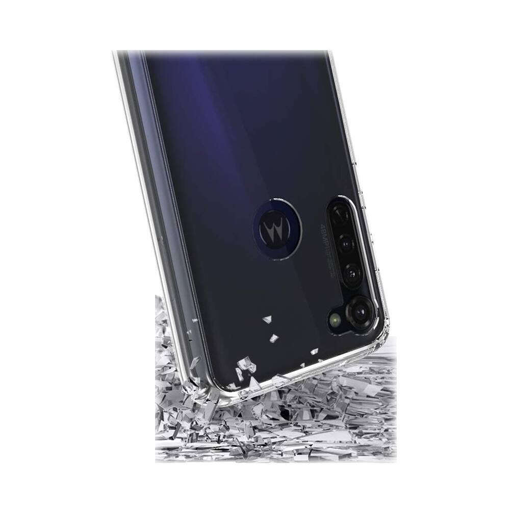 Alt View 13. SaharaCase - Crystal Series Skin Case for Motorola Moto G Stylus (2020) - Clear.