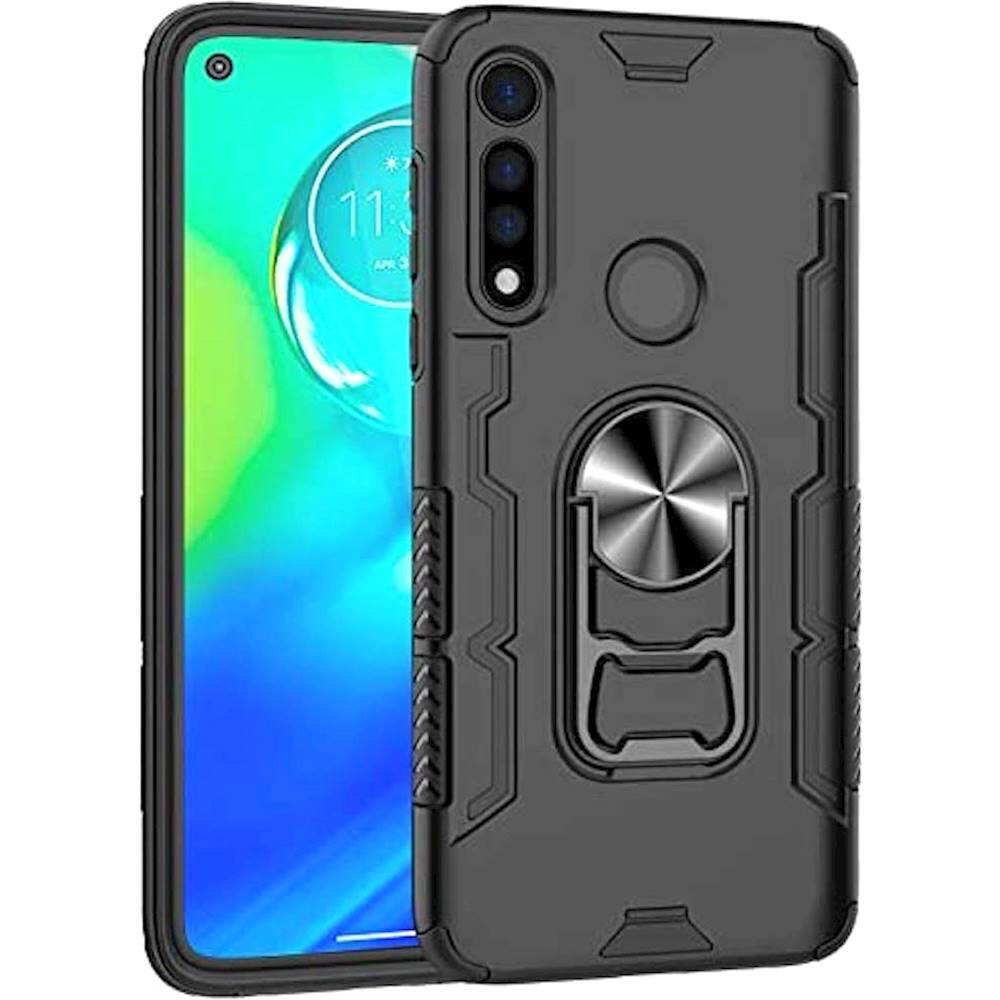 Alt View 13. SaharaCase - Military Kickstand Series Case for Motorola Moto G Power (8th Gen.) - Black.