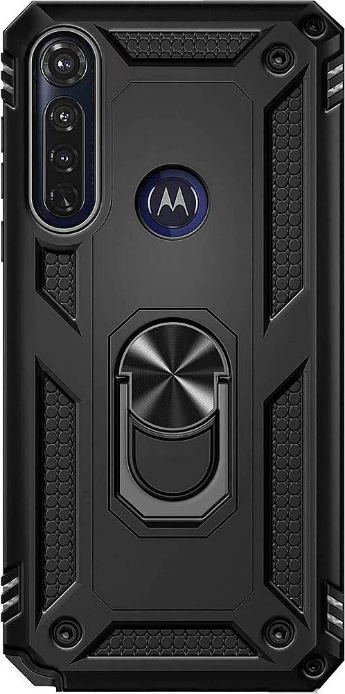 Alt View 1. SaharaCase - Military Kickstand Series Case for Motorola Moto G Power (8th Gen.) - Black.