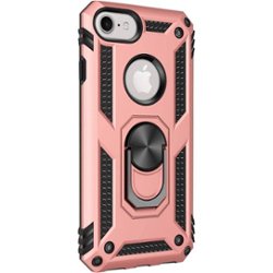 SaharaCase - Military Kickstand Series Case for Apple® iPhone® SE (2nd Generation and 3rd Generation) - Rose Gold - Angle_Zoom