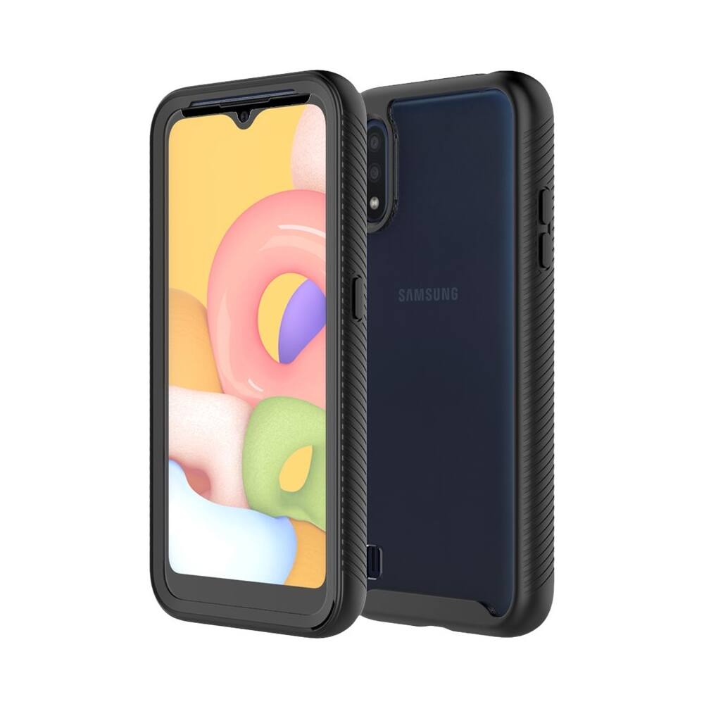 Alt View 12. SaharaCase - GRIP Series Modular Case for Samsung Galaxy A01 - Black.