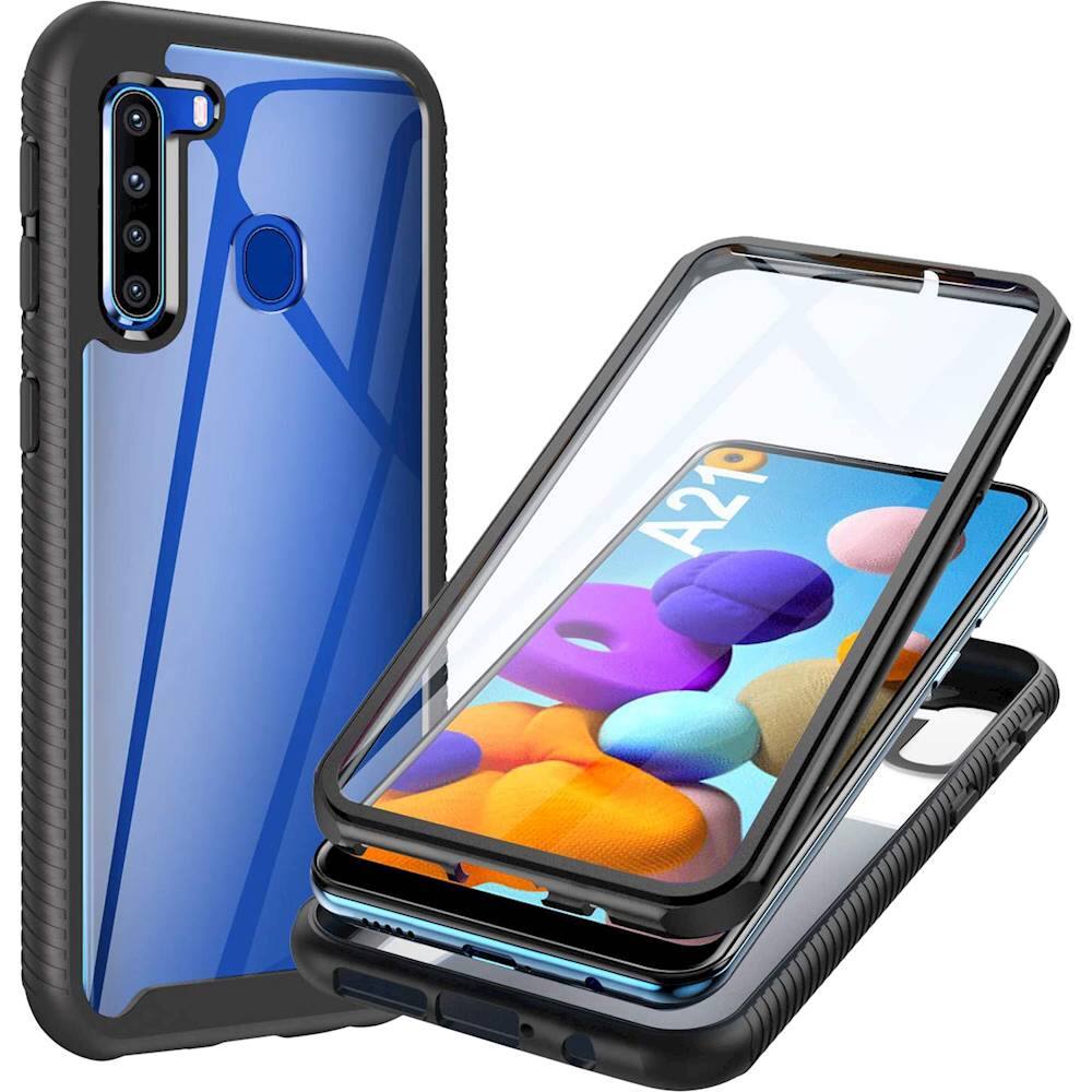 Alt View 11. SaharaCase - Grip Series Case for Samsung Galaxy A21 - Black.