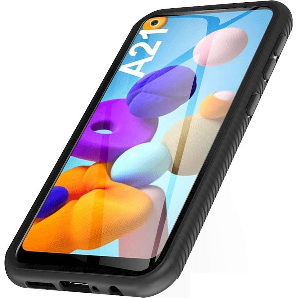 Alt View 12. SaharaCase - Grip Series Case for Samsung Galaxy A21 - Black.