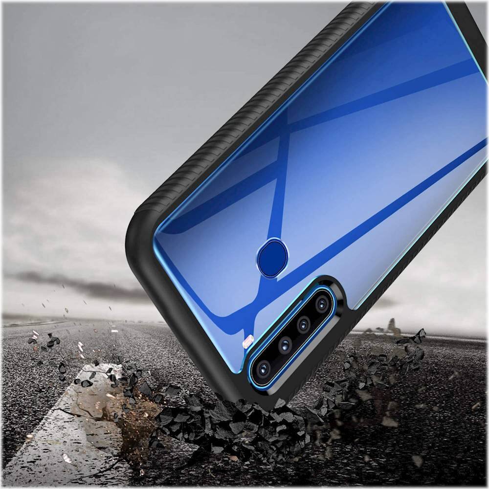 Alt View 14. SaharaCase - Grip Series Case for Samsung Galaxy A21 - Black.
