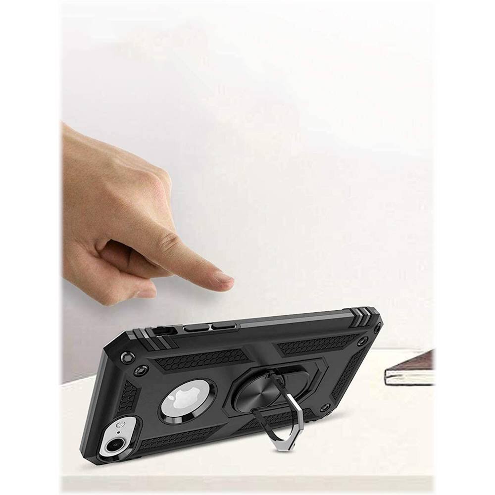 Alt View 14. SaharaCase - Military Kickstand Series Case for Apple® iPhone® SE (2nd Generation and 3rd Generation) - Black.
