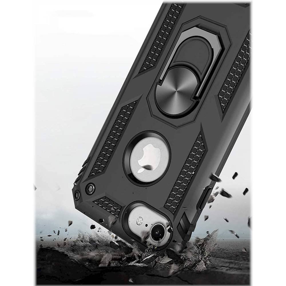 Alt View 15. SaharaCase - Military Kickstand Series Case for Apple® iPhone® SE (2nd Generation and 3rd Generation) - Black.