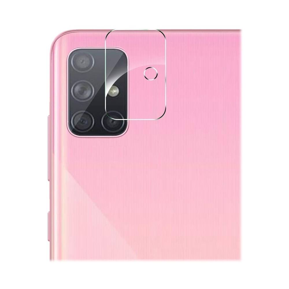 Angle. SaharaCase - ZeroDamage Flexible Glass Camera Lens Protector for Samsung Galaxy A71 5G - Clear.