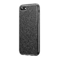 SaharaCase - Sparkle Case for Apple® iPhone® SE (2nd Generation and 3rd Generation 2022) - Black - Angle_Zoom