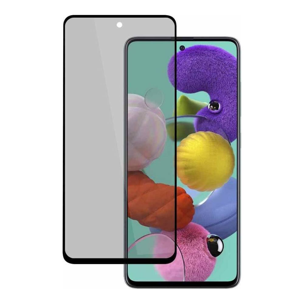Angle. SaharaCase - ZeroDamage Tempered Glass Screen Protector for Samsung Galaxy S10 Lite - Privacy.