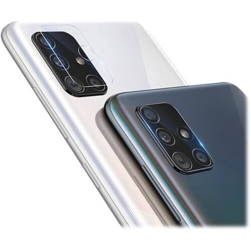 Left. SaharaCase - ZeroDamage Flexible Glass Camera Lens Protector for Samsung Galaxy A51 - Clear.