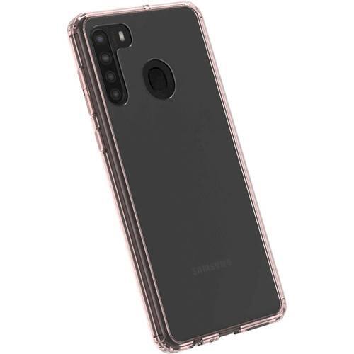 SaharaCase - Crystal Series Case for Samsung Galaxy A21 - Rose Gold Clear