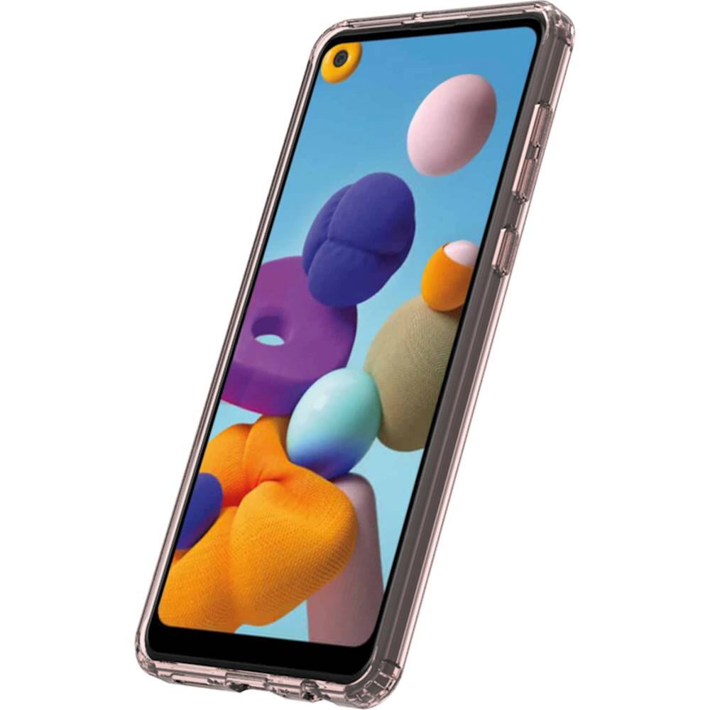 Alt View 12. SaharaCase - Crystal Series Case for Samsung Galaxy A21 - Rose Gold Clear.