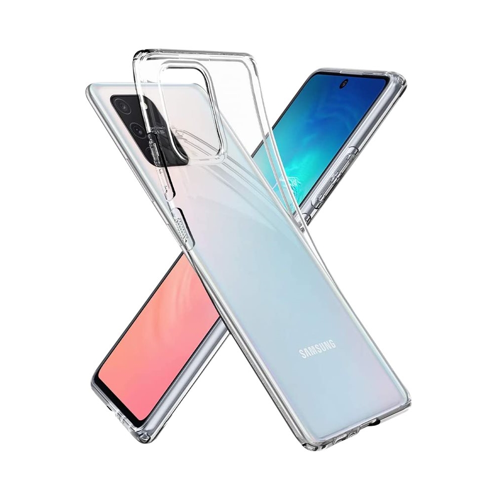 Angle View: SaharaCase - Crystal Series Case for Samsung Galaxy S10 Lite - Clear