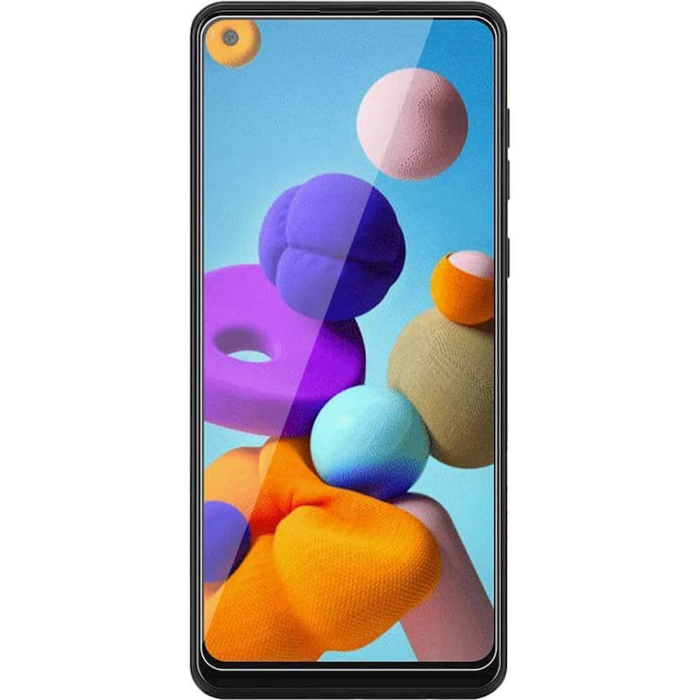 Alt View 11. SaharaCase - ZeroDamage Tempered Glass Screen Protector for Samsung Galaxy A21 - Clear.