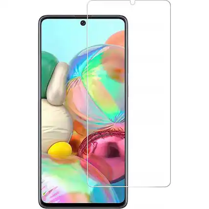 Angle. SaharaCase - ZeroDamage Tempered Glass (9H) Screen Protector for Samsung Galaxy S10 Lite - Clear.