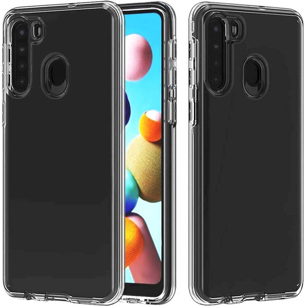 Alt View 12. SaharaCase - Crystal Series Case for Samsung Galaxy A21 - Clear.