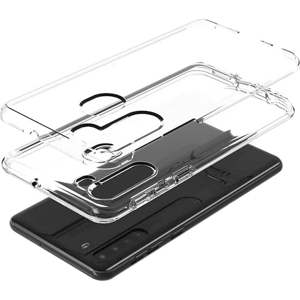 Alt View 17. SaharaCase - Crystal Series Case for Samsung Galaxy A21 - Clear.
