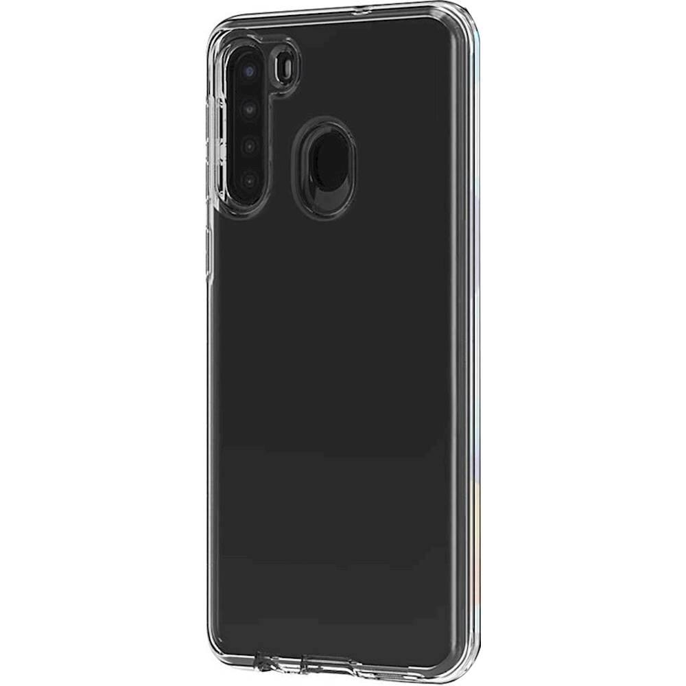 Left. SaharaCase - Crystal Series Case for Samsung Galaxy A21 - Clear.