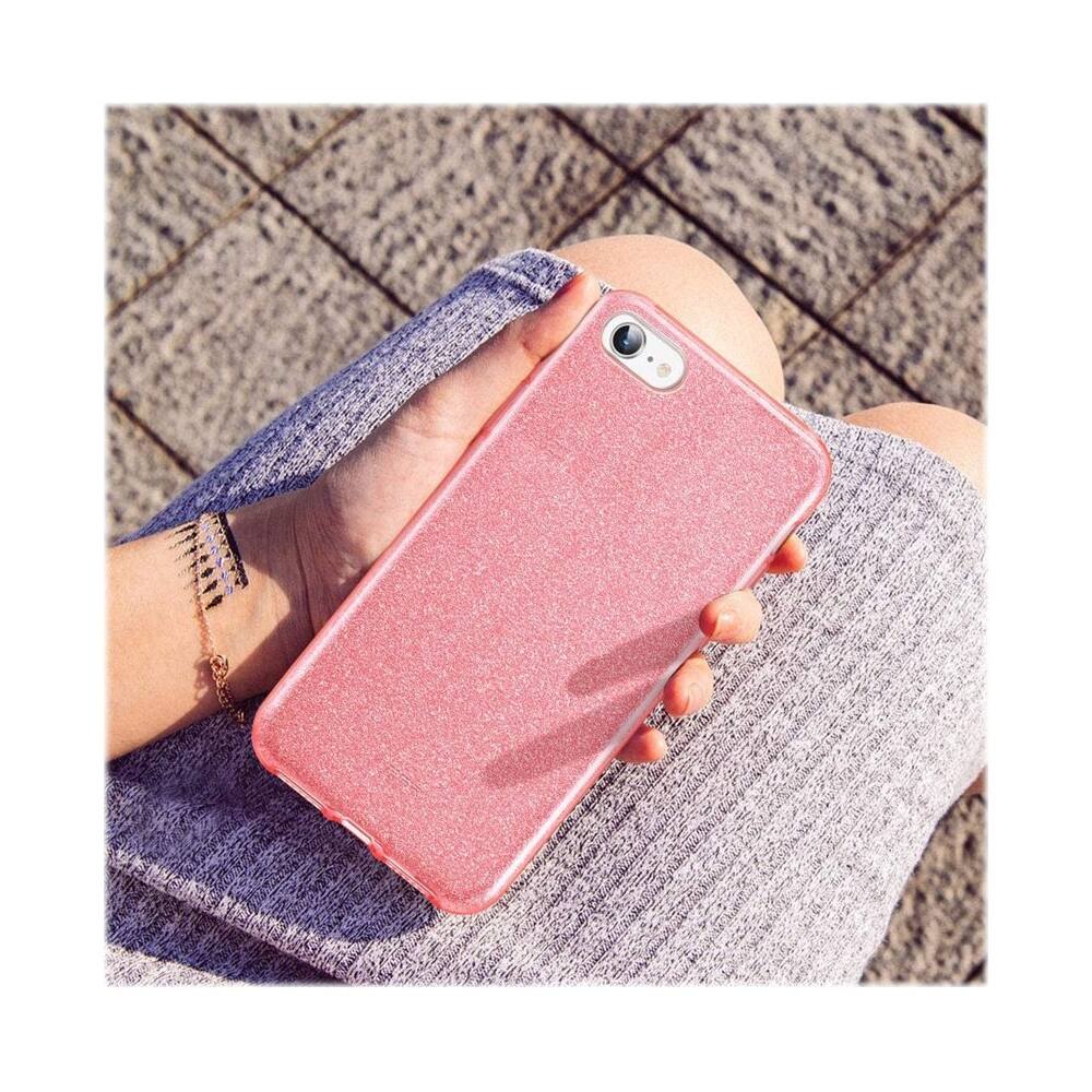 Alt View 15. SaharaCase - Sparkle Case for Apple® iPhone® SE (2nd Generation and 3rd Generation 2022) - Rose Gold.