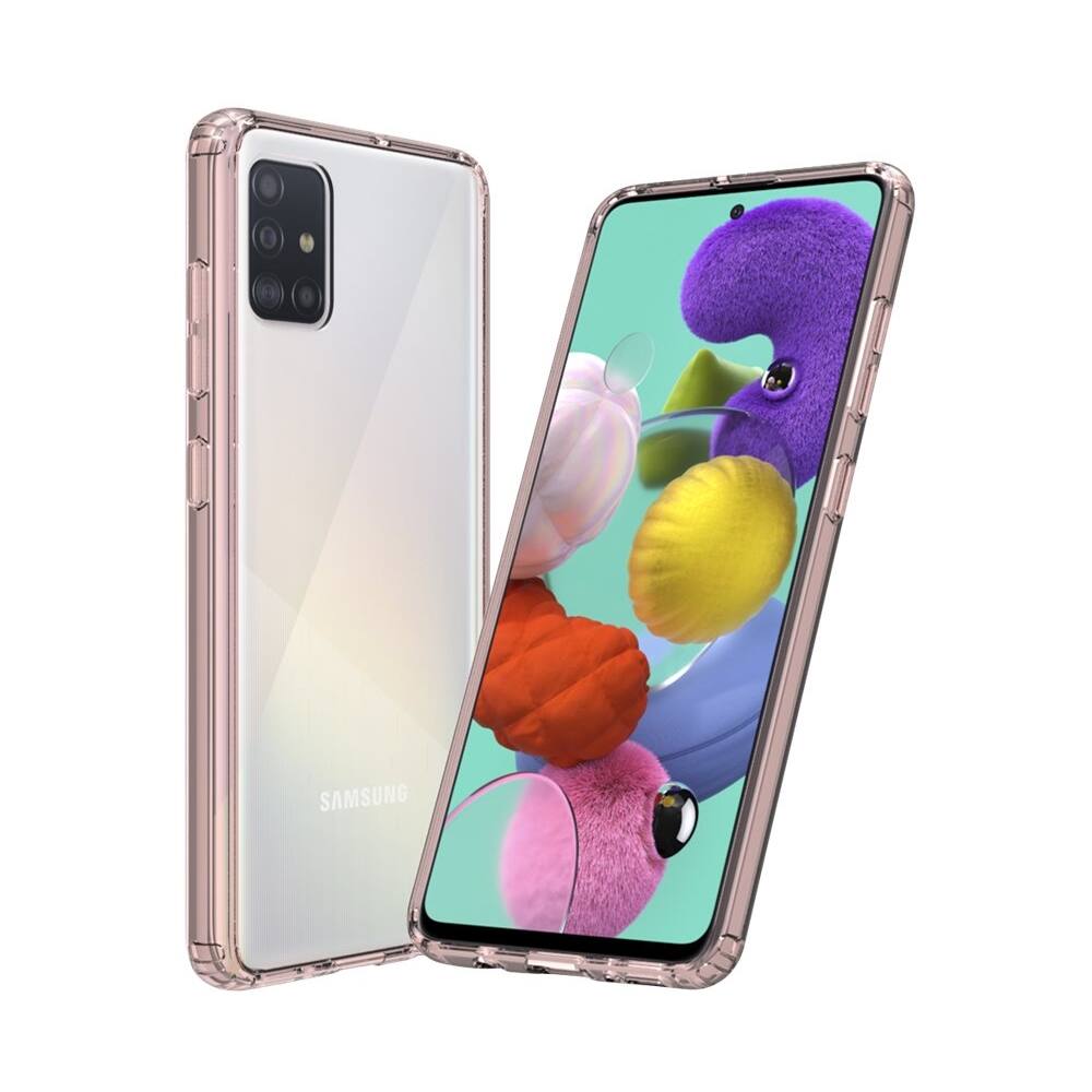 Alt View 12. SaharaCase - Crystal Series Case for Samsung Galaxy A51 4G - Rose Gold Clear.