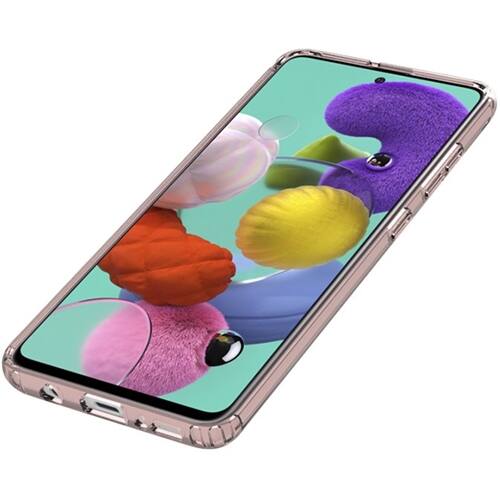 Alt View 14. SaharaCase - Crystal Series Case for Samsung Galaxy A51 4G - Rose Gold Clear.