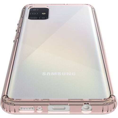 Alt View 15. SaharaCase - Crystal Series Case for Samsung Galaxy A51 4G - Rose Gold Clear.