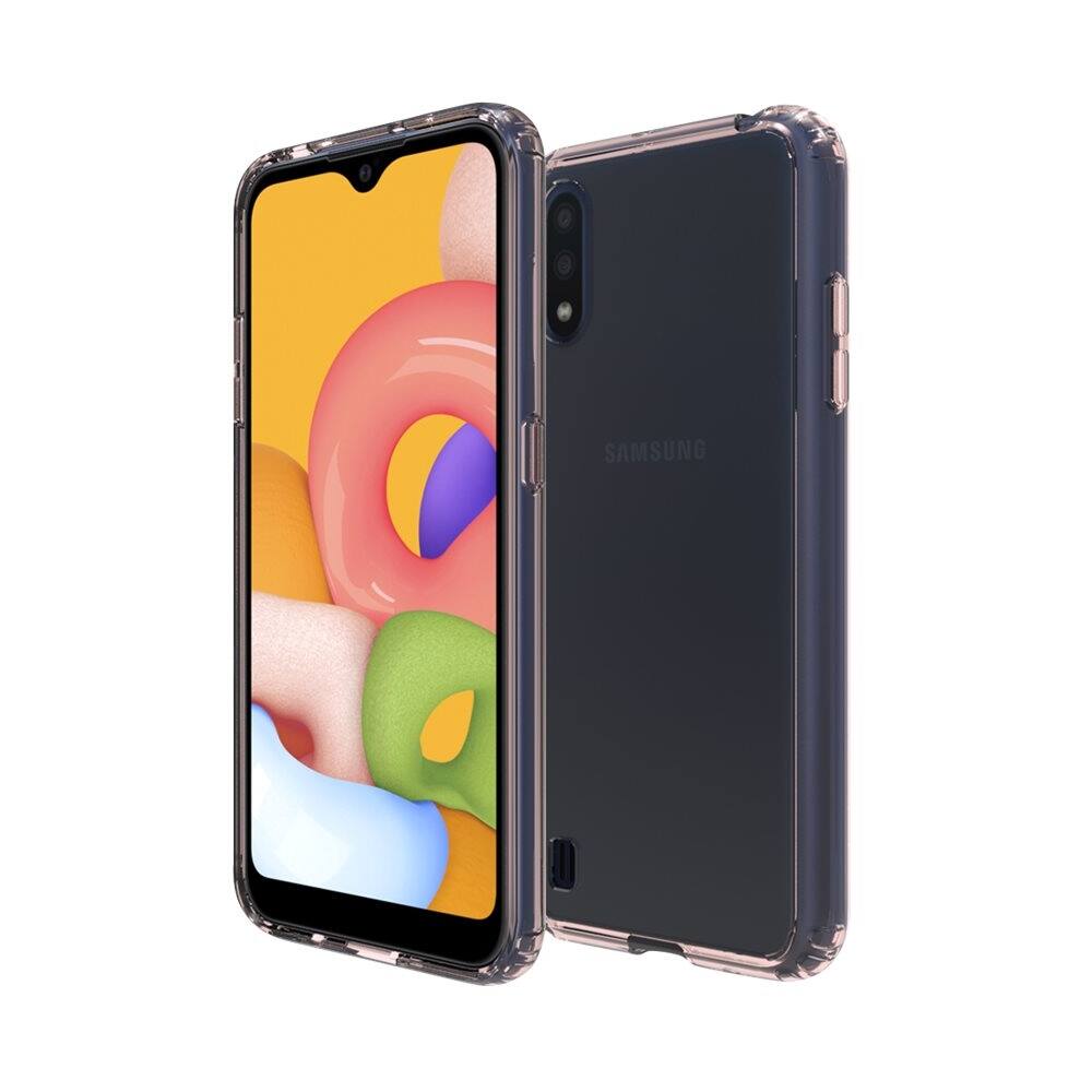 Alt View 11. SaharaCase - Crystal Series Case for Samsung Galaxy A01 - Rose Gold Clear.