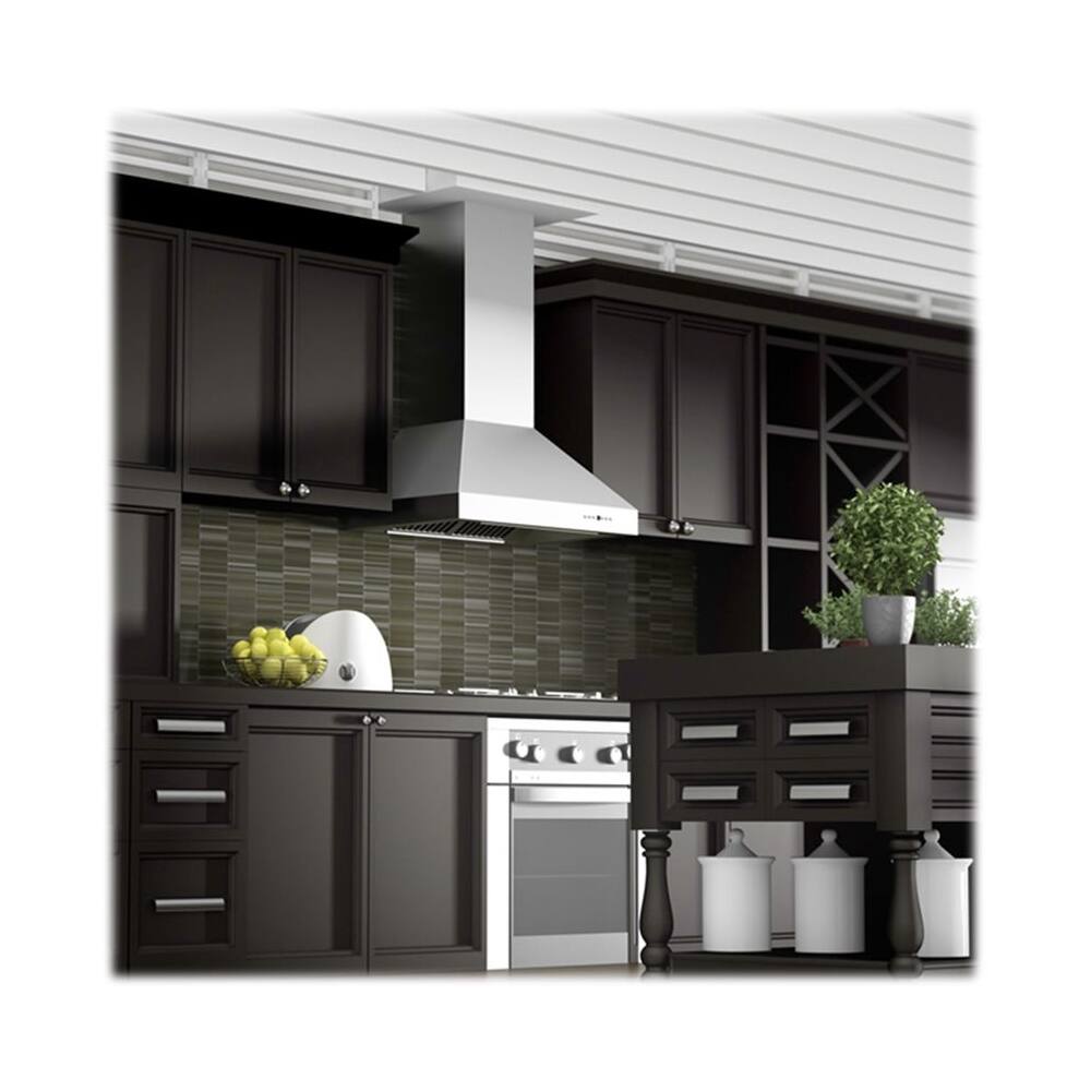 Alt View 16. ZLINE - Professional 30" Externally Vented Range Hood - Stainless Steel.
