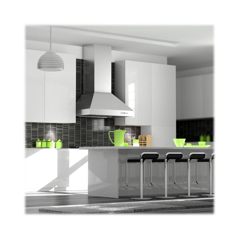 Alt View 17. ZLINE - Professional 30" Externally Vented Range Hood - Stainless Steel.