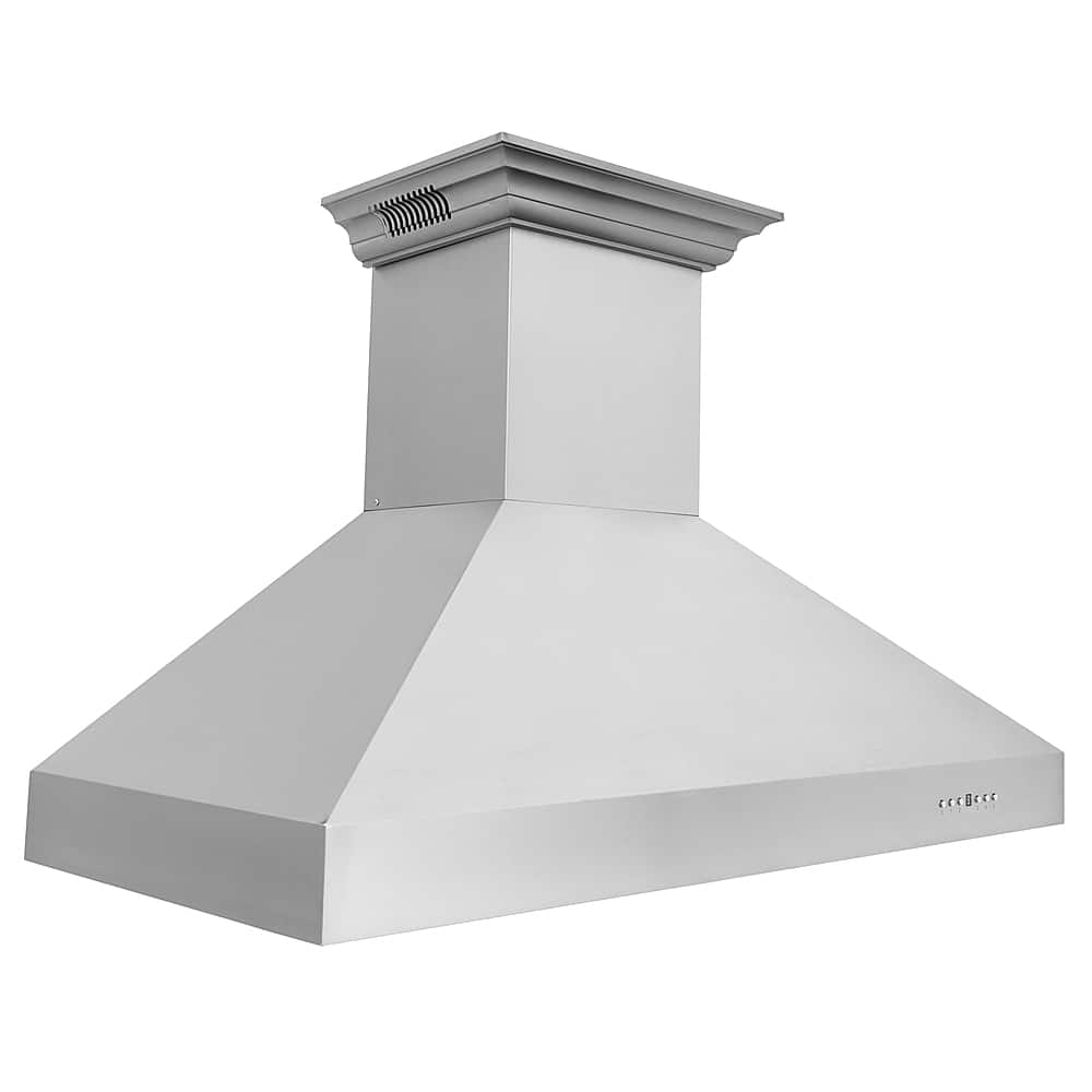 Left View: ZLINE - Professional 42" Externally Vented Range Hood - Stainless steel