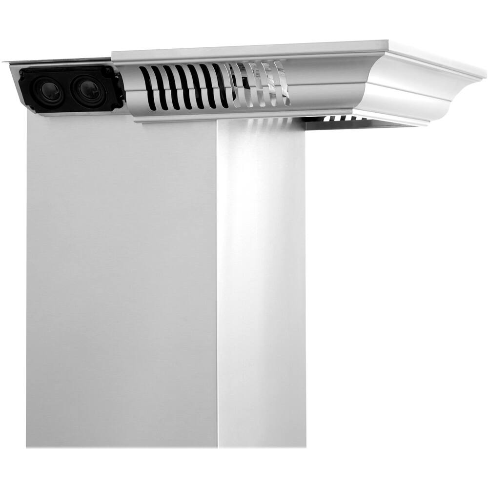 Alt View 13. ZLINE - 36" Externally Vented Range Hood - Brushed Stainless Steel.