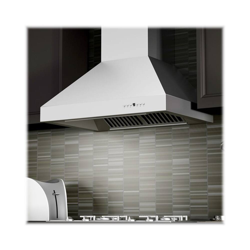Alt View 14. ZLINE - Professional 36" Externally Vented Range Hood - Stainless Steel.