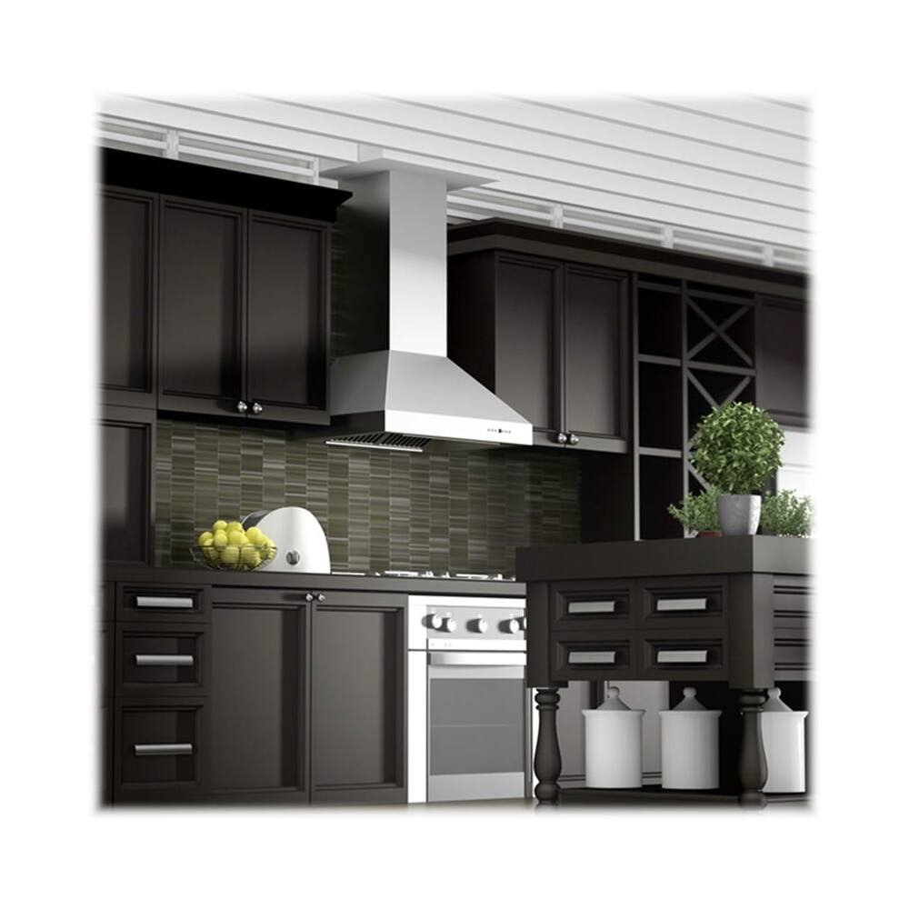 Alt View 16. ZLINE - Professional 36" Externally Vented Range Hood - Stainless Steel.