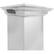 Alt View 14. ZLINE - 36" Externally Vented Range Hood - Brushed Stainless Steel.