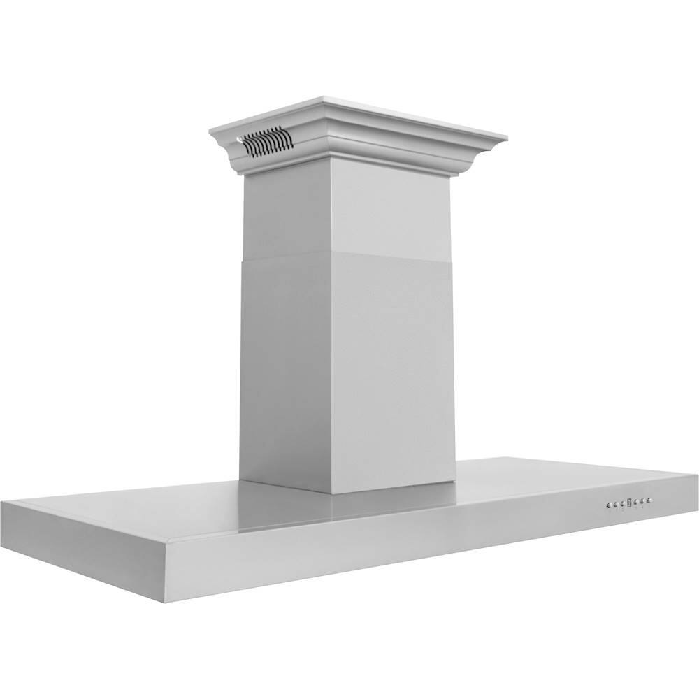 Best Buy ZLINE 42" Externally Vented Range Hood Brushed Stainless Steel KECRNBT42