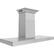 Alt View 12. ZLINE - 42" Externally Vented Range Hood - Brushed Stainless Steel.