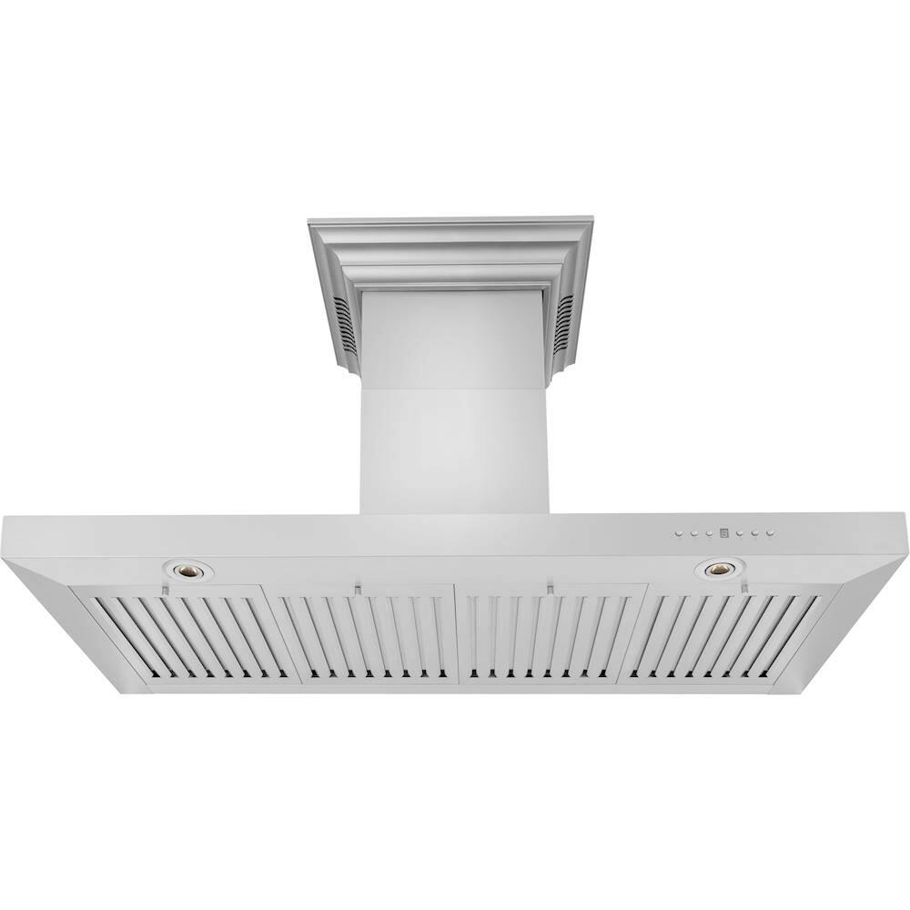 Best Buy: ZLINE 48 inches Externally Vented Wall Range Hood Brushed ...