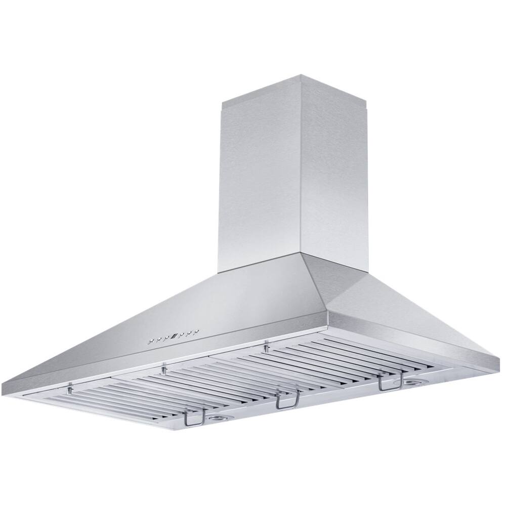 Alt View 13. ZLINE - 42" Externally Vented Range Hood - Stainless steel.