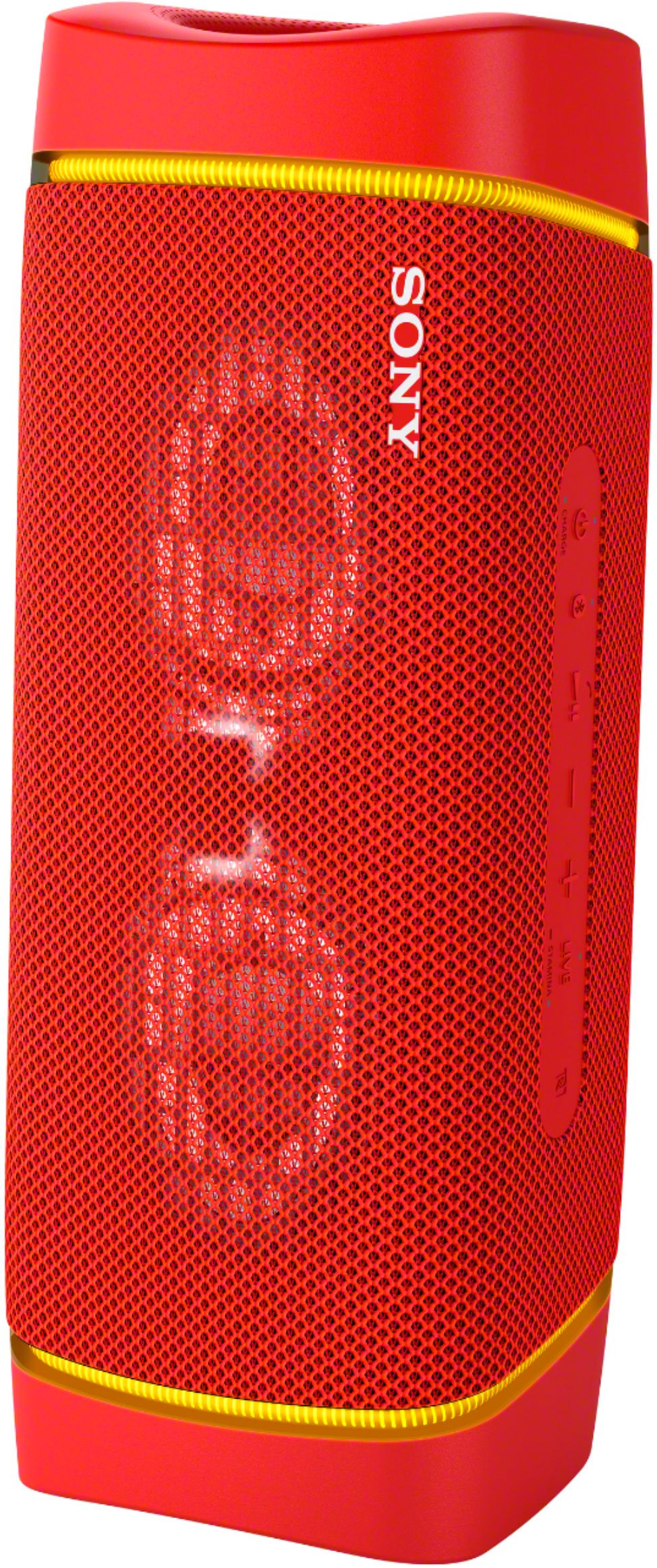 Sony Srs Xb33 Portable Waterproof Rustproof Speaker With Usb Charging Port Coral Red Srsxb33 R Best Buy