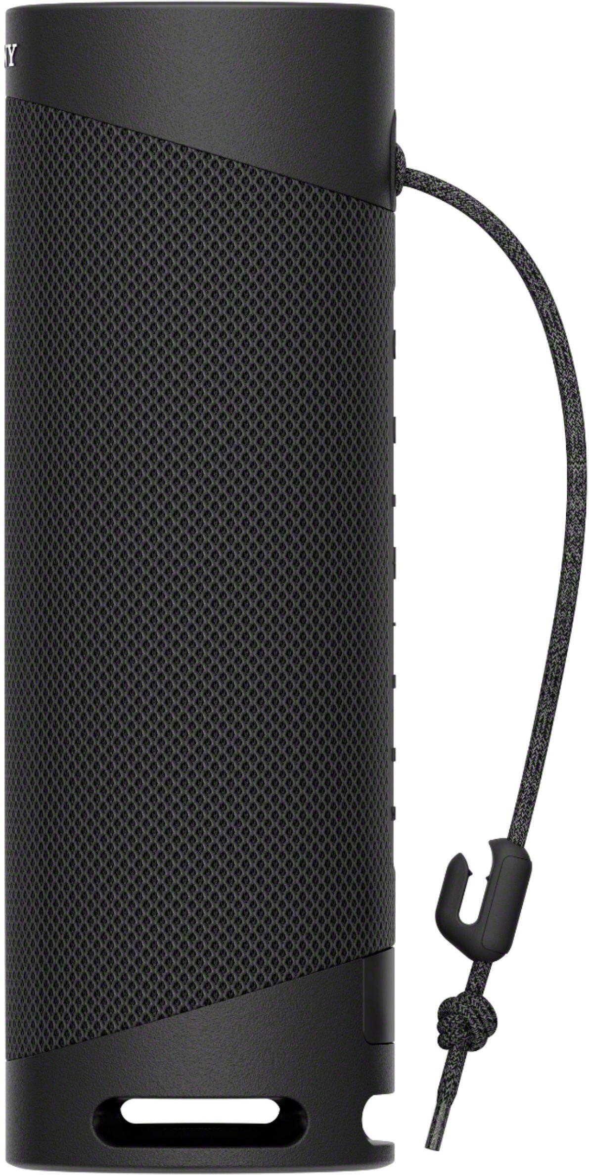 Left. Sony - SRS-XB23 Portable Bluetooth Speaker - Black.