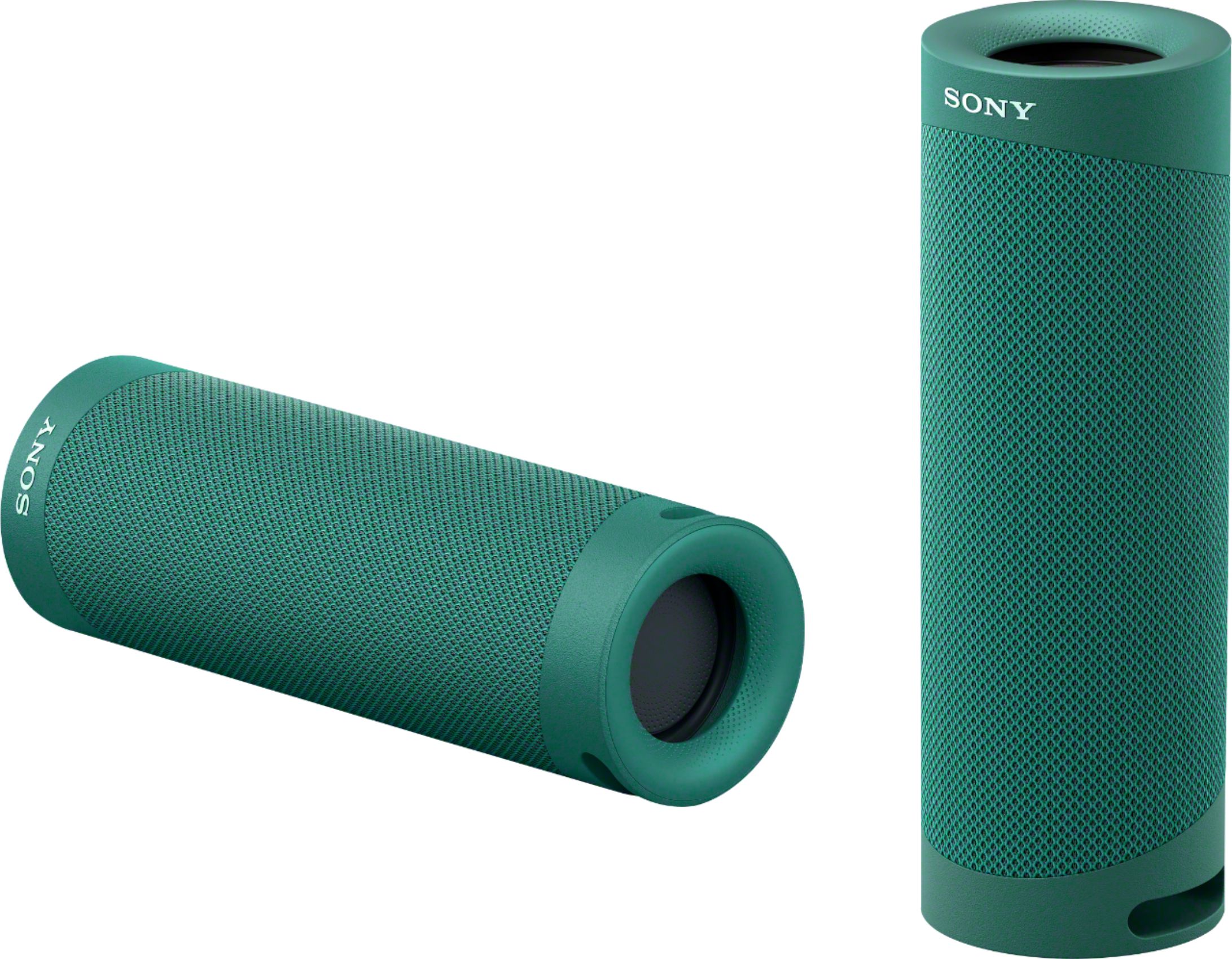 Angle View: Sony - SRS-XB23 Portable Bluetooth Speaker - Olive Green