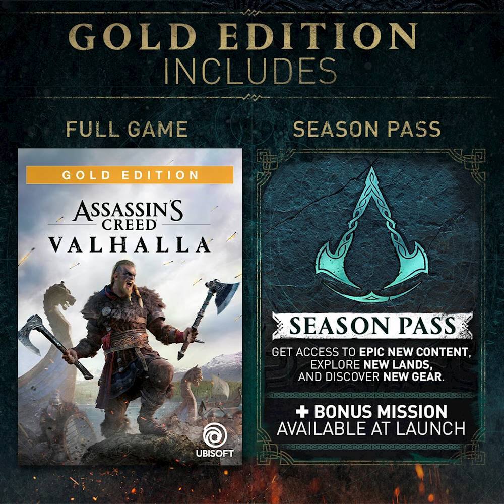 Assassin's Creed Valhalla Season Pass Xbox One, Xbox Series S, Xbox Series  X [Digital] 7D4-00562 - Best Buy